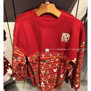 Disney Red Festive Sweatshirt